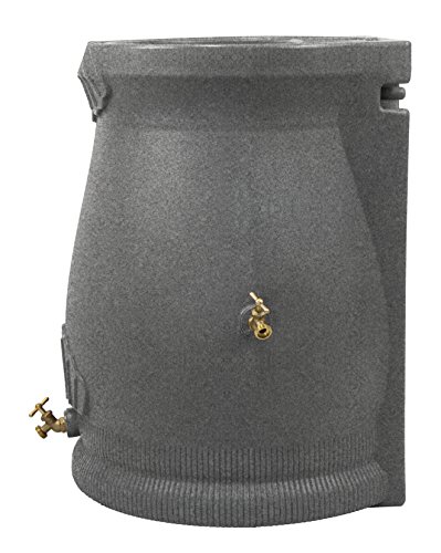 Good Ideas Rain Wizard Urn 50 Gallon Rain Saver - Light Granite