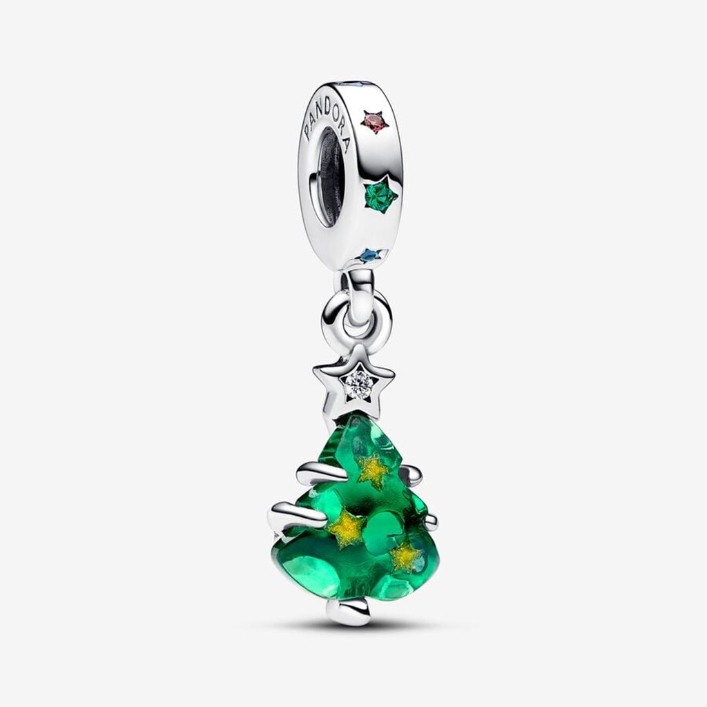 PANDORA  Sparkling Christmas Tree Dangle Charm