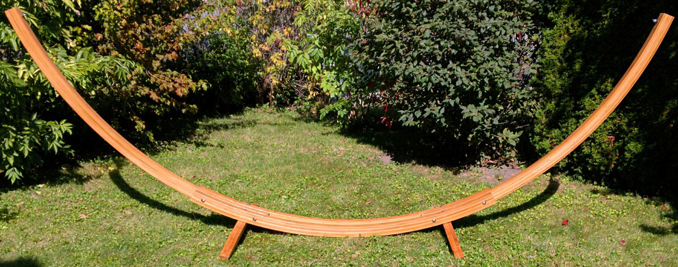 Bamboo Hammock Stand   Eco Friendly XL   Contemporary   Hammock Stands And Accessories   by Simon Letourneau  Houzz