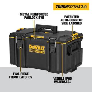 DW TOUGHSYSTEM 2.0 22 in. Large Tool Box and TOUGHSYSTEM 2.0 24 in. Mobile Tool Box DWST08300W08450