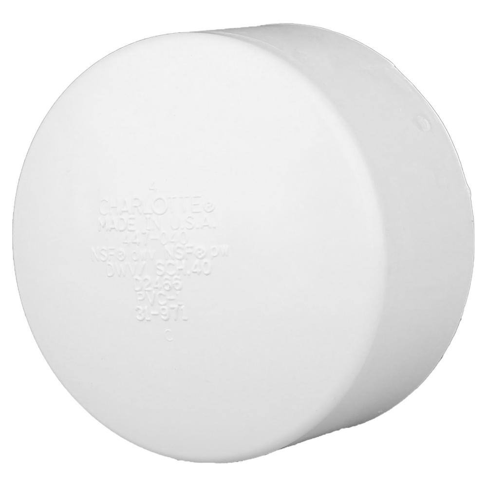 Charlotte Pipe 4 in. PVC DWV Cap PVC001161200HD