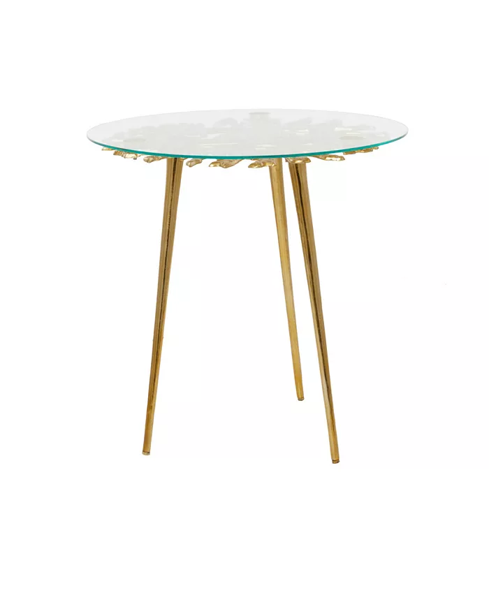 Rosemary Lane Aluminum Modern Accent Table