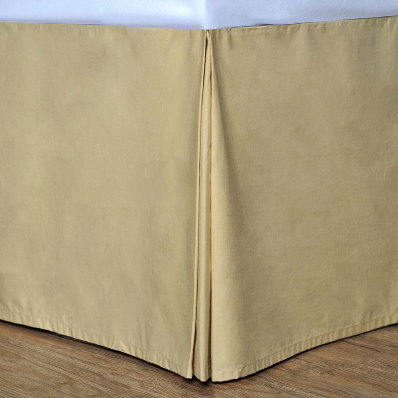 Cottonpure Solid Color Cotton Bed Skirt