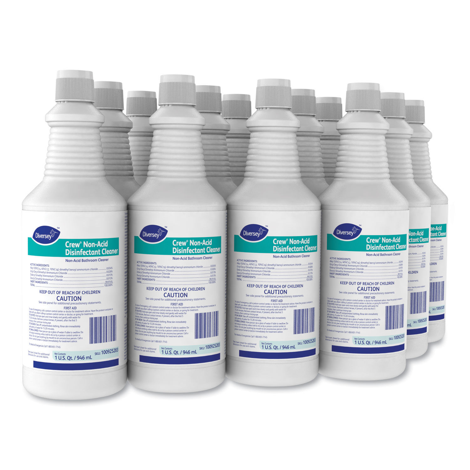 Crew Neutral Non-Acid Bowl and Bathroom Disinfectant by Diverseyandtrade; DVO100925283