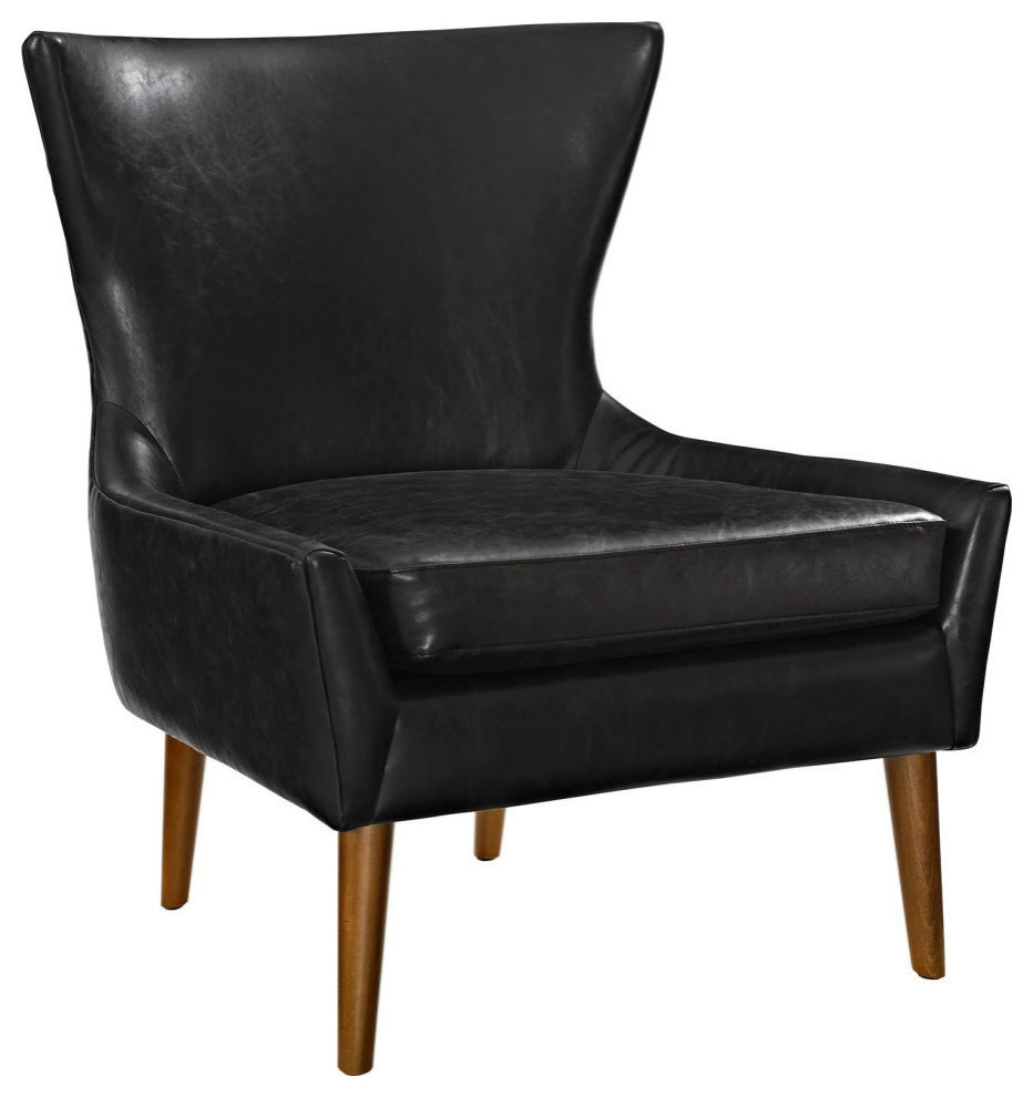 River Navy Upholstered Vinyl Armchair   Modern   Armchairs And Accent Chairs   by Rustic Home Furniture Deco  Houzz