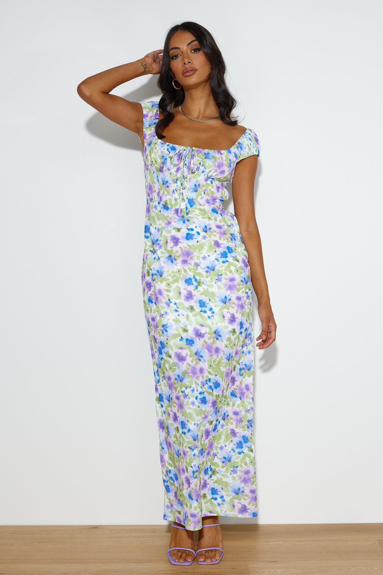 Feeling Your Vibe Maxi Dress Purple