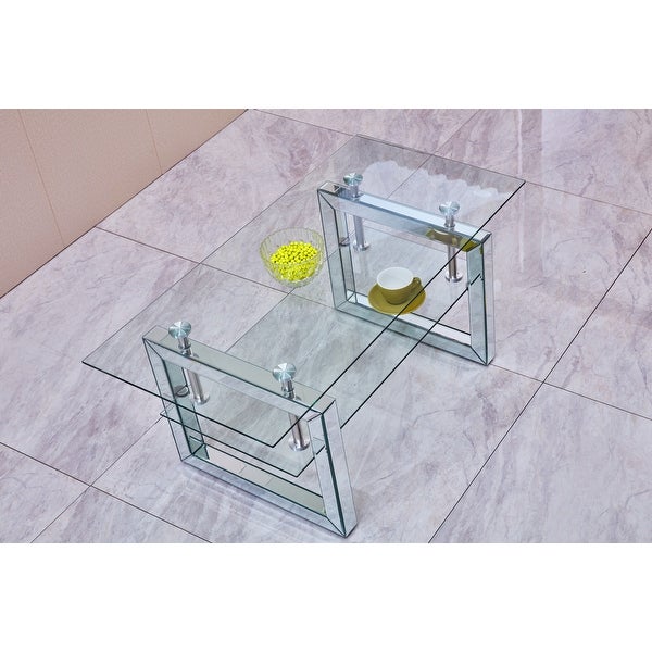 Transparent Tempered Glass Coffee Table