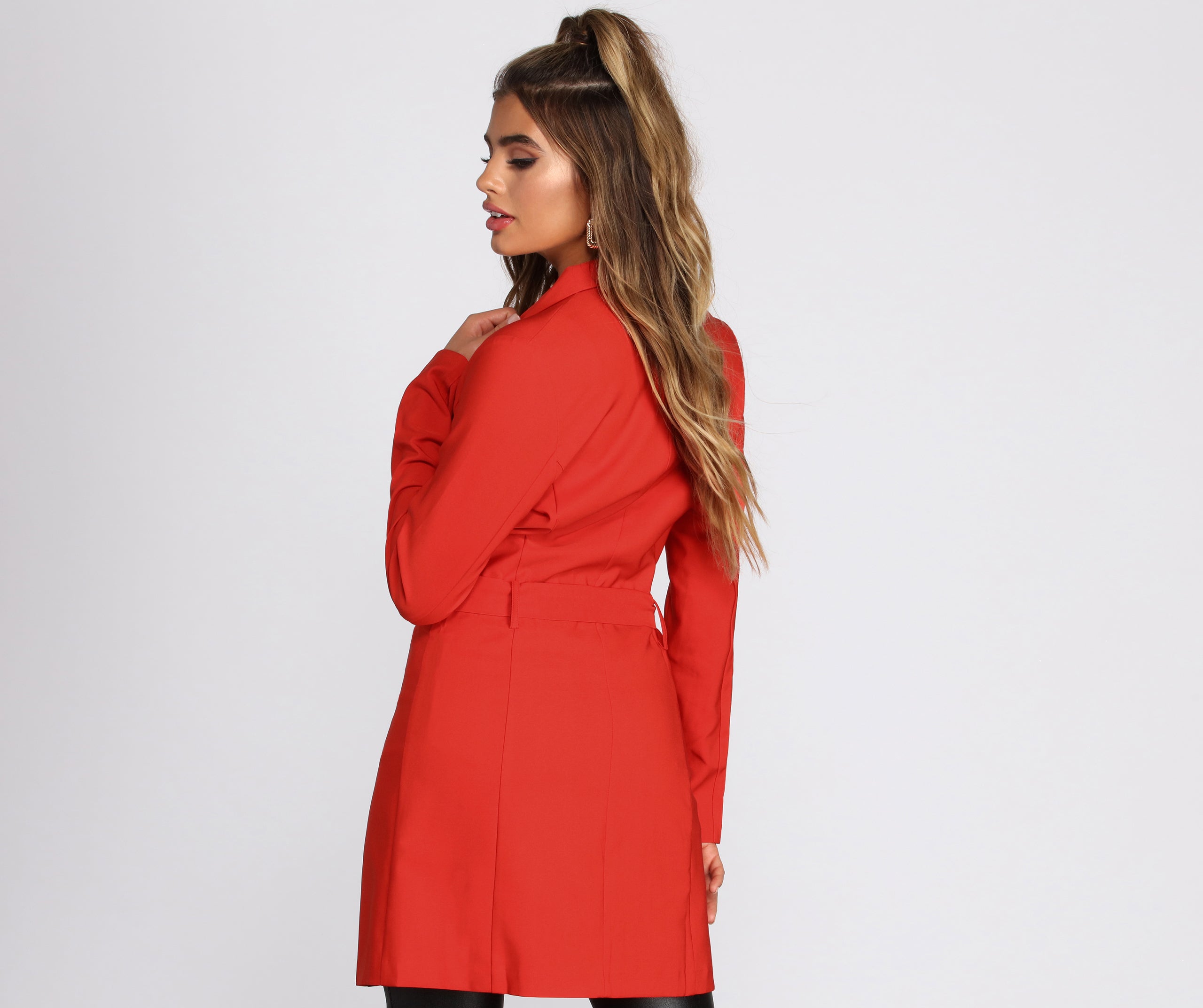 Bold Boss Babe Trench Coat