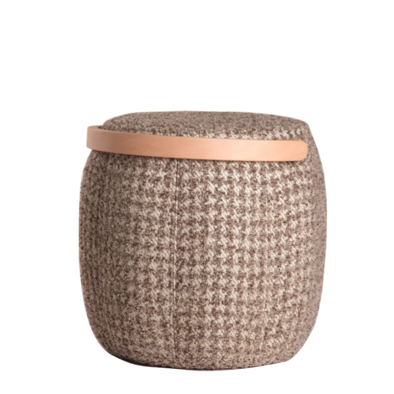 Flora Pouf  Bakrac-N-Brown White