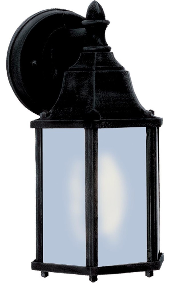 Maxim 1026 Builder Cast 10 quot1 Light Wall Sconce   Traditional   Outdoor Wall Lights And Sconces   by Buildcom  Houzz