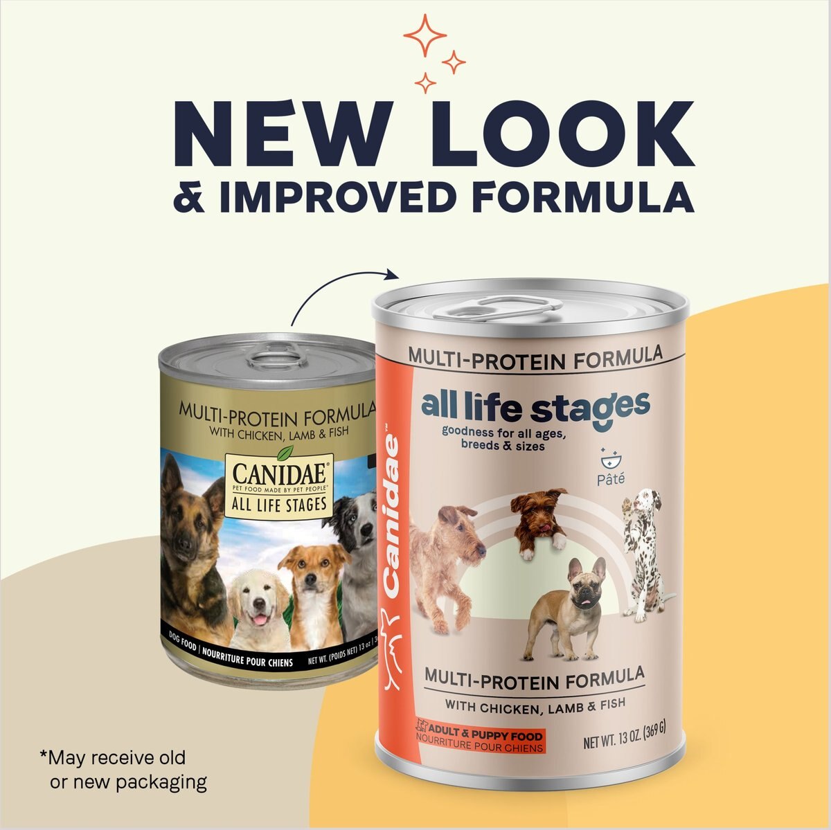 CANIDAE All Life Stages Chicken， Lamb and Fish Formula Canned Dog Food