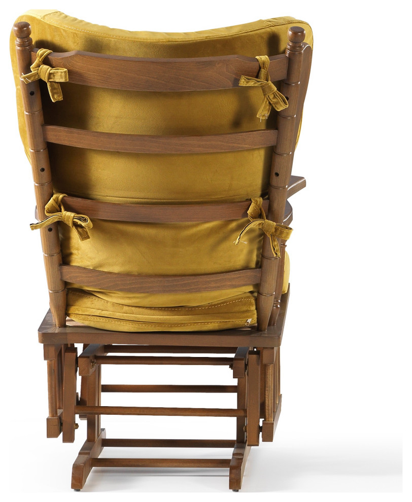 Comfort Deluxe Glider Chair and Ottoman   Traditional   Gliders   by Norm Concept  Houzz