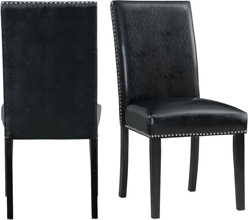 Nadia Black Upholstered Dining Room Chair