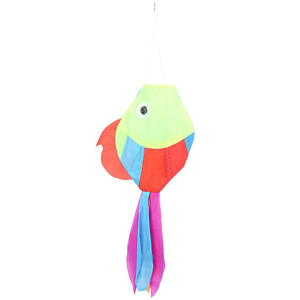 Windsock Spinner Lifelike Cute Fish Windsock Spinner Outdoor Hanging Kite Accessories