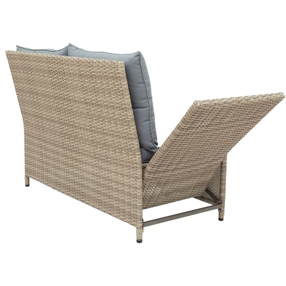 4 Piece  Weather PE Wicker Rattan Sofa Set