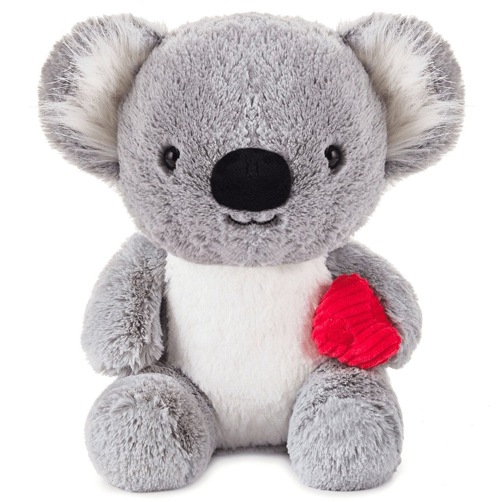 Hallmark   Be There When You Can’t Recordable Koala Stuffed Animal With Heart, 11”