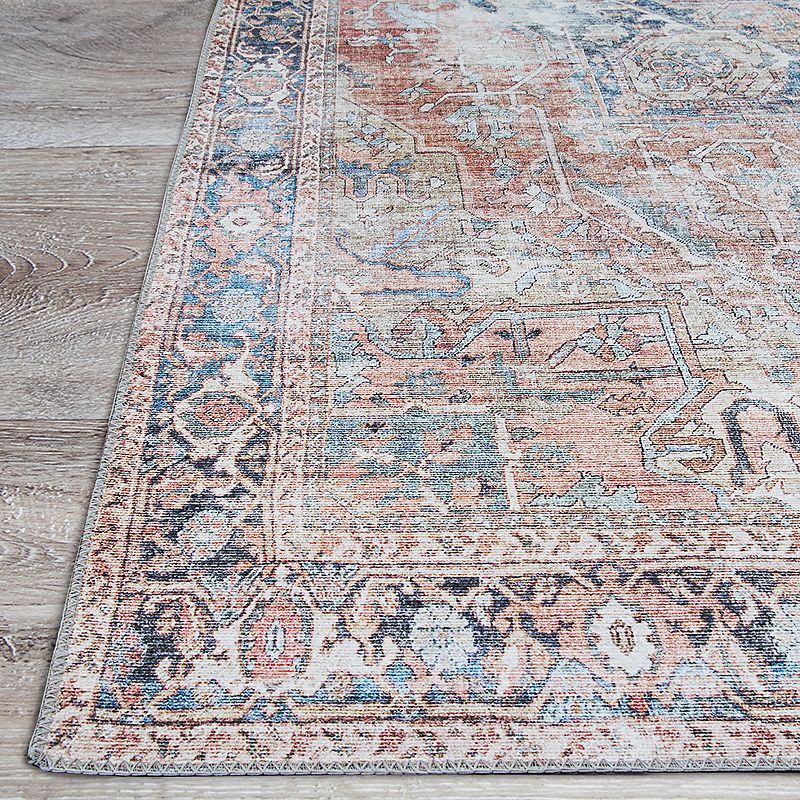 Couristan Pasha Antique Kashan Rust Area Rug