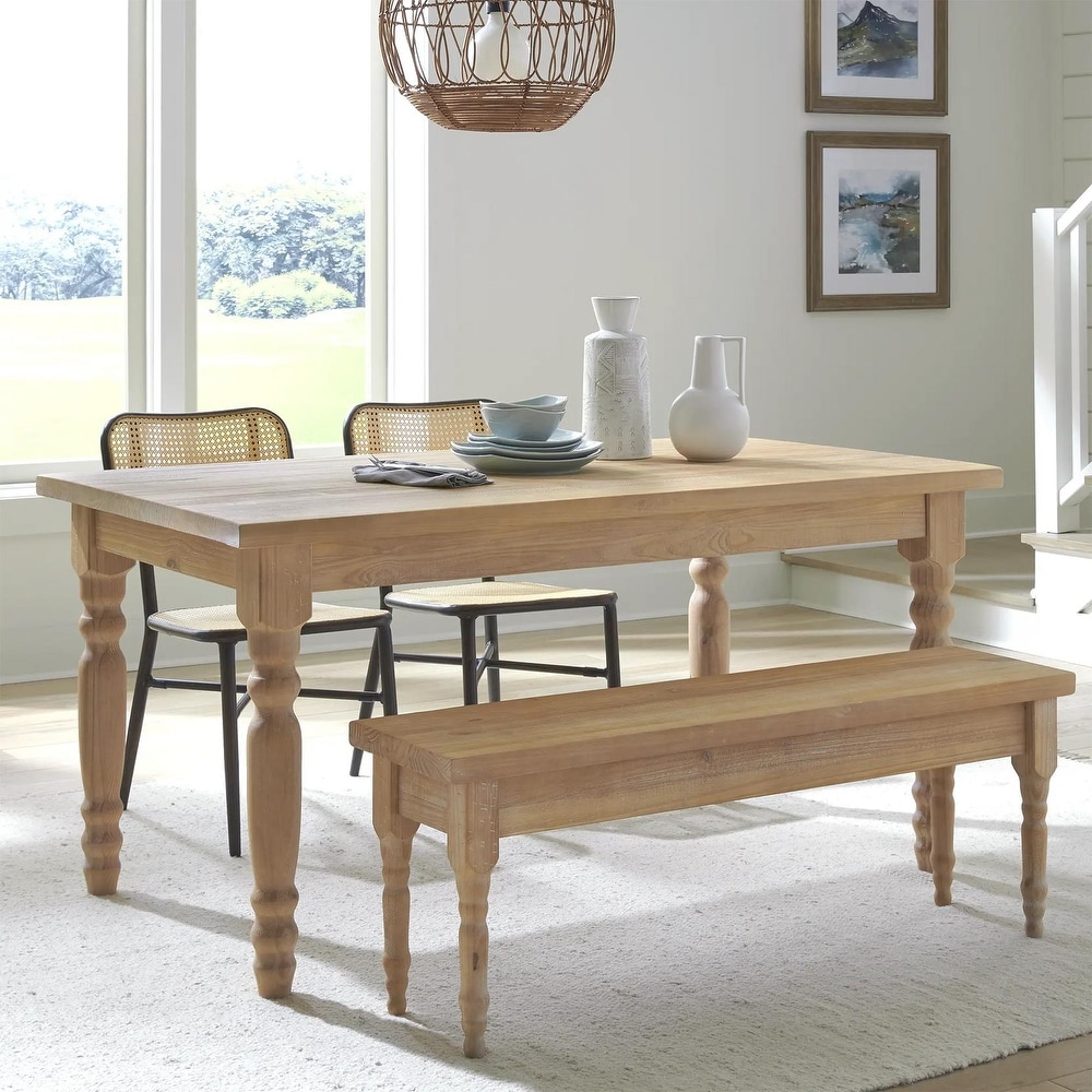 Grain Wood Furniture Valerie 63 inch Solid Wood Dining Table