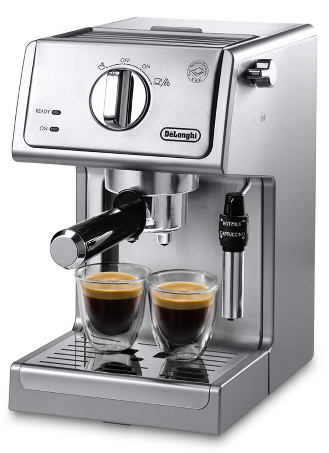 DeLonghi Manual Stainless Steel Espresso/Cappuccino Machine