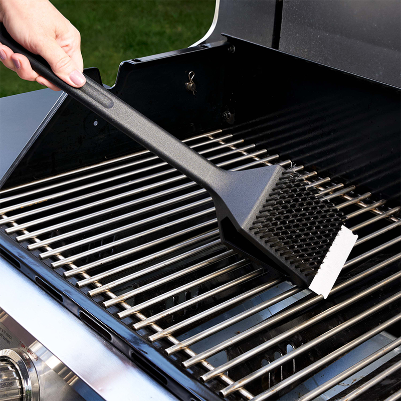 Mr. Bar-B-Q Oversized Dual Bristle Head Grill Brush