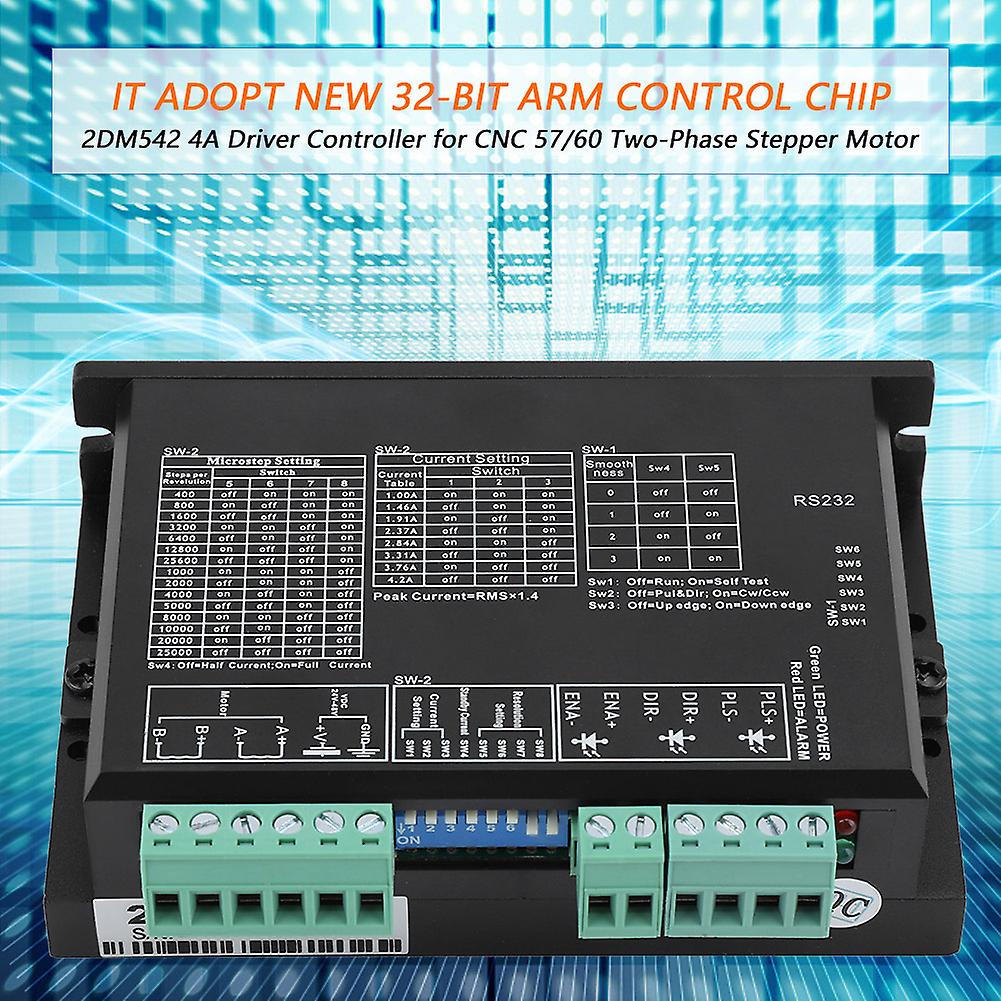 2dm542 4a Driver Controller For Cnc 57/60 Two Phase Stepper Motor