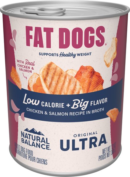 Natural Balance Original Ultra Fat Dogs Chicken and Salmon Recipe in Broth Wet Dog Food