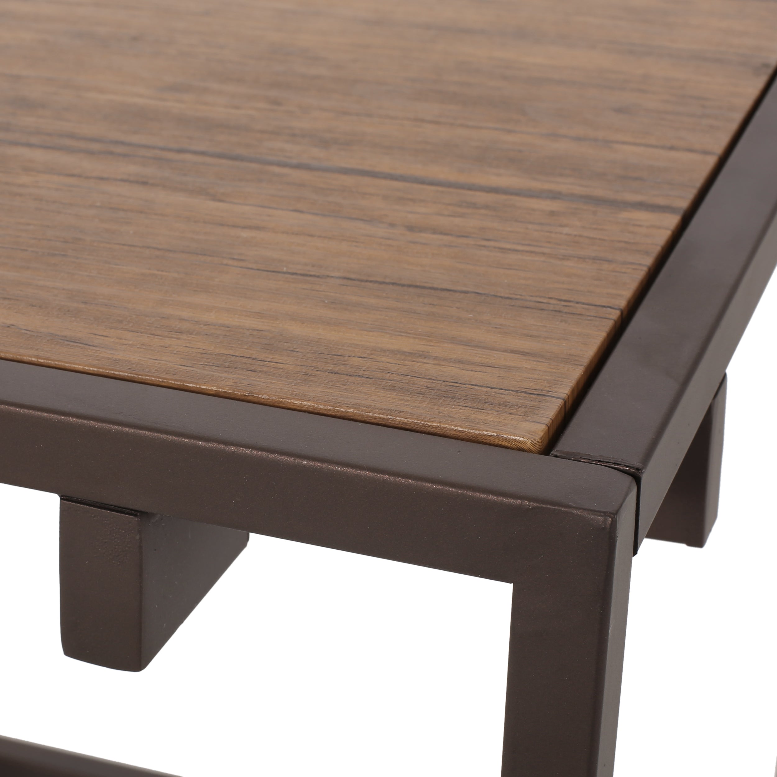 Fortson Modern Industrial End Table