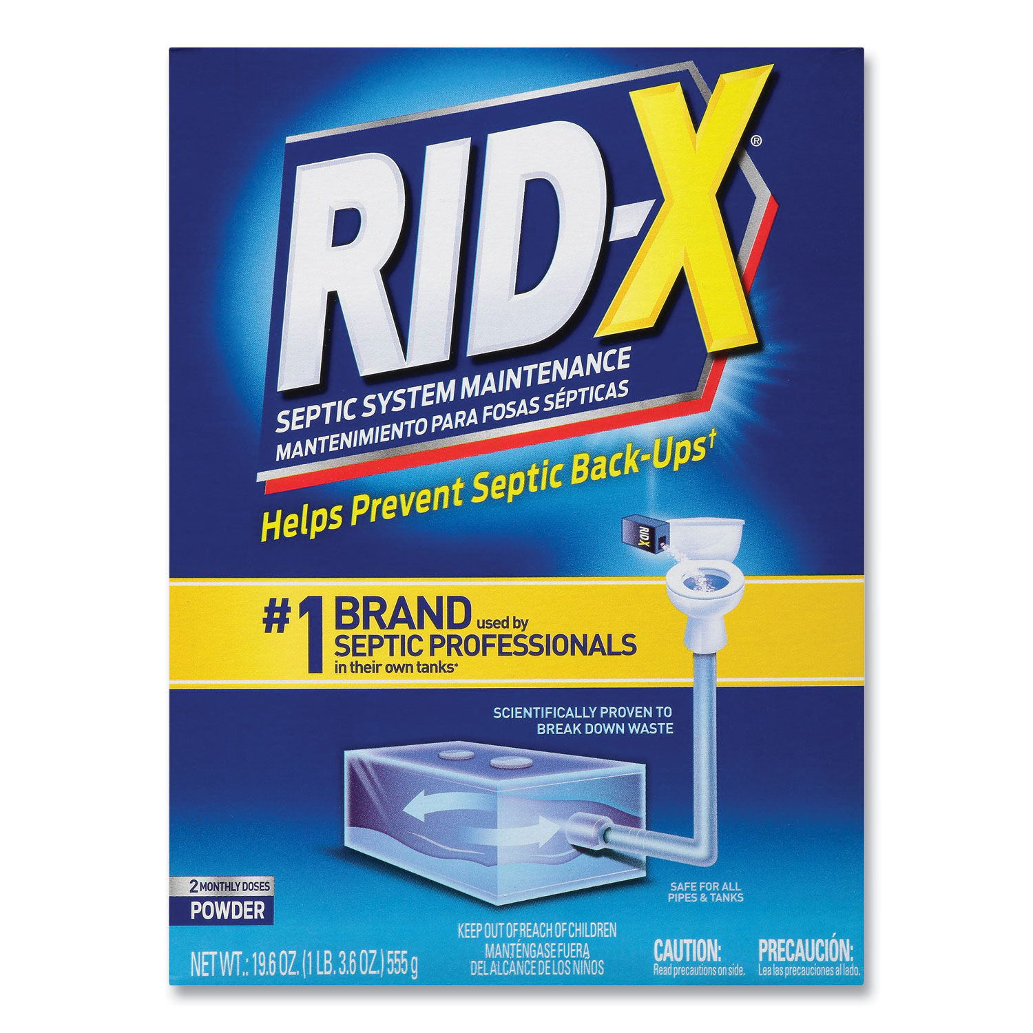 Septic System Treatment Concentrated Powder by RID-Xandreg; RAC80307