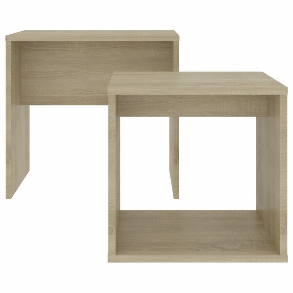 Coffee Table Set Sonoma Oak 18.9