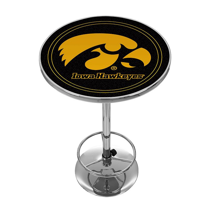 Iowa Hawkeyes Chrome Pub Table