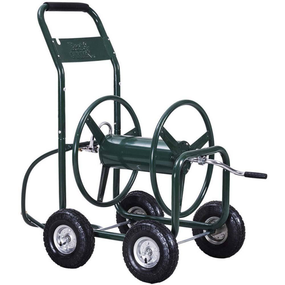 300 ft. Green Garden Yard Water Planting Hose Reel Cart TN217E-228