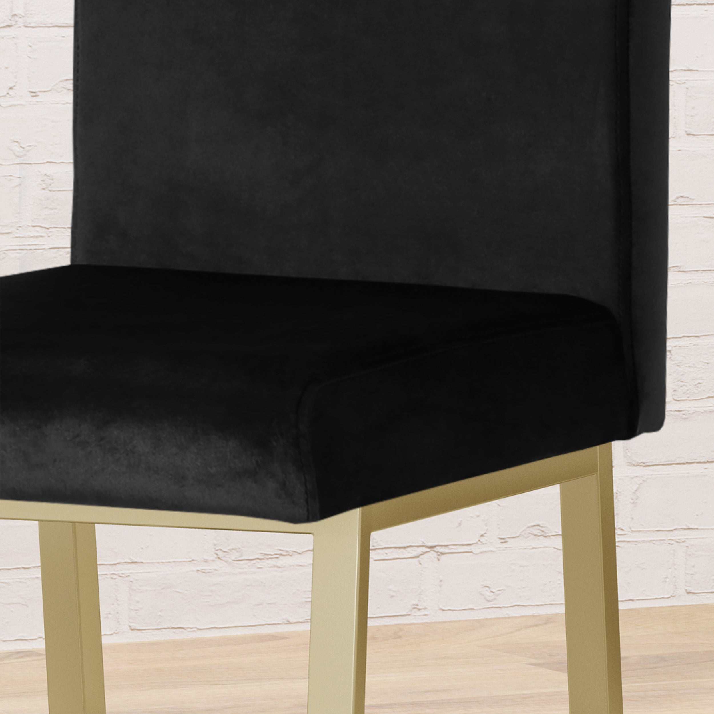 Lexi Modern Velvet Barstools (Set of 2)