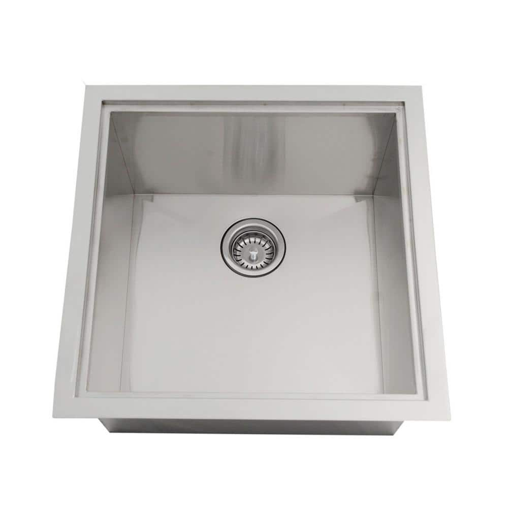 Sunstone Over/Under 20 in. x 12 in. Height Single Basin Sink with Cover B-SK20