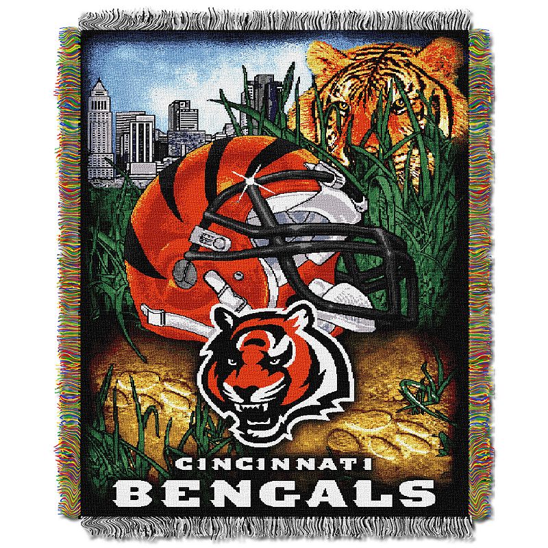 Cincinnati Bengals Tapestry Throw by Northwest