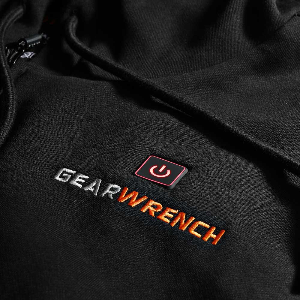 GEARWRENCH Mens Black Heated Full Zip Hoodie Kit XL GUHF-02A-BK06 from GEARWRENCH