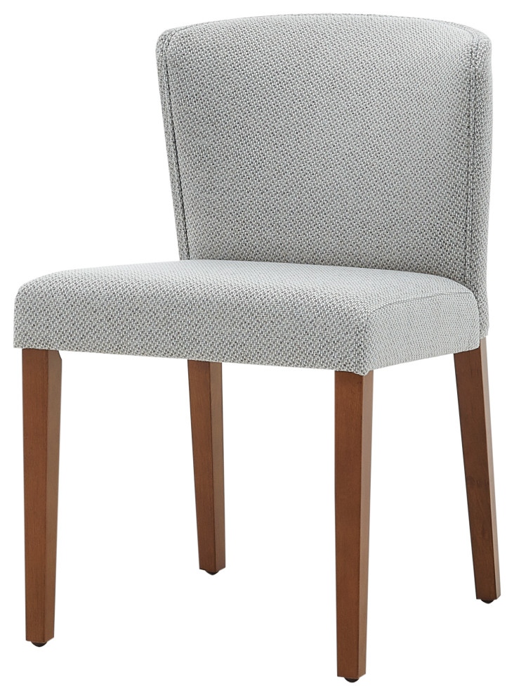 Albie KD Fabric Dining Side Chair  Set of 2   Transitional   Dining Chairs   by New Pacific Direct Inc.  Houzz