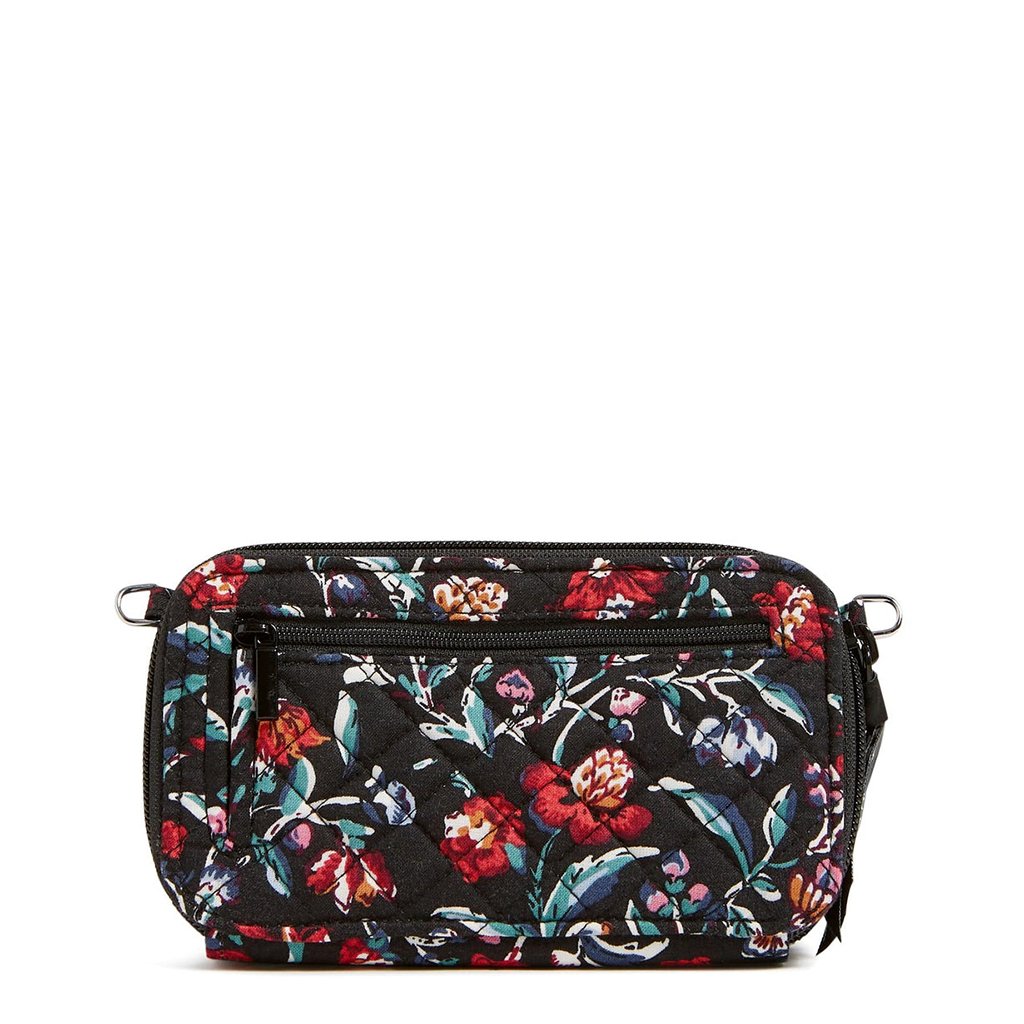 Vera Bradley  Rfid All In One Crossbody Bag In Perennials Noir