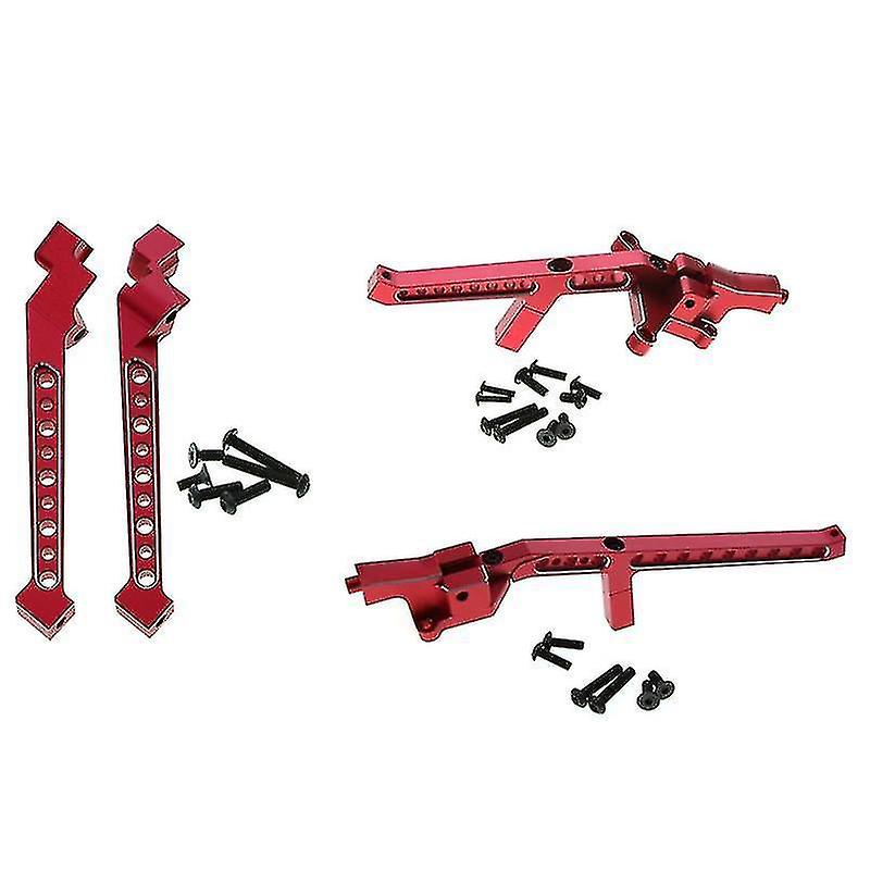 Aluminum Front And Rear Chassis Brace 9520 9521 For 1/8 Sledge Rc Car Upgrades Parts Accessories，1