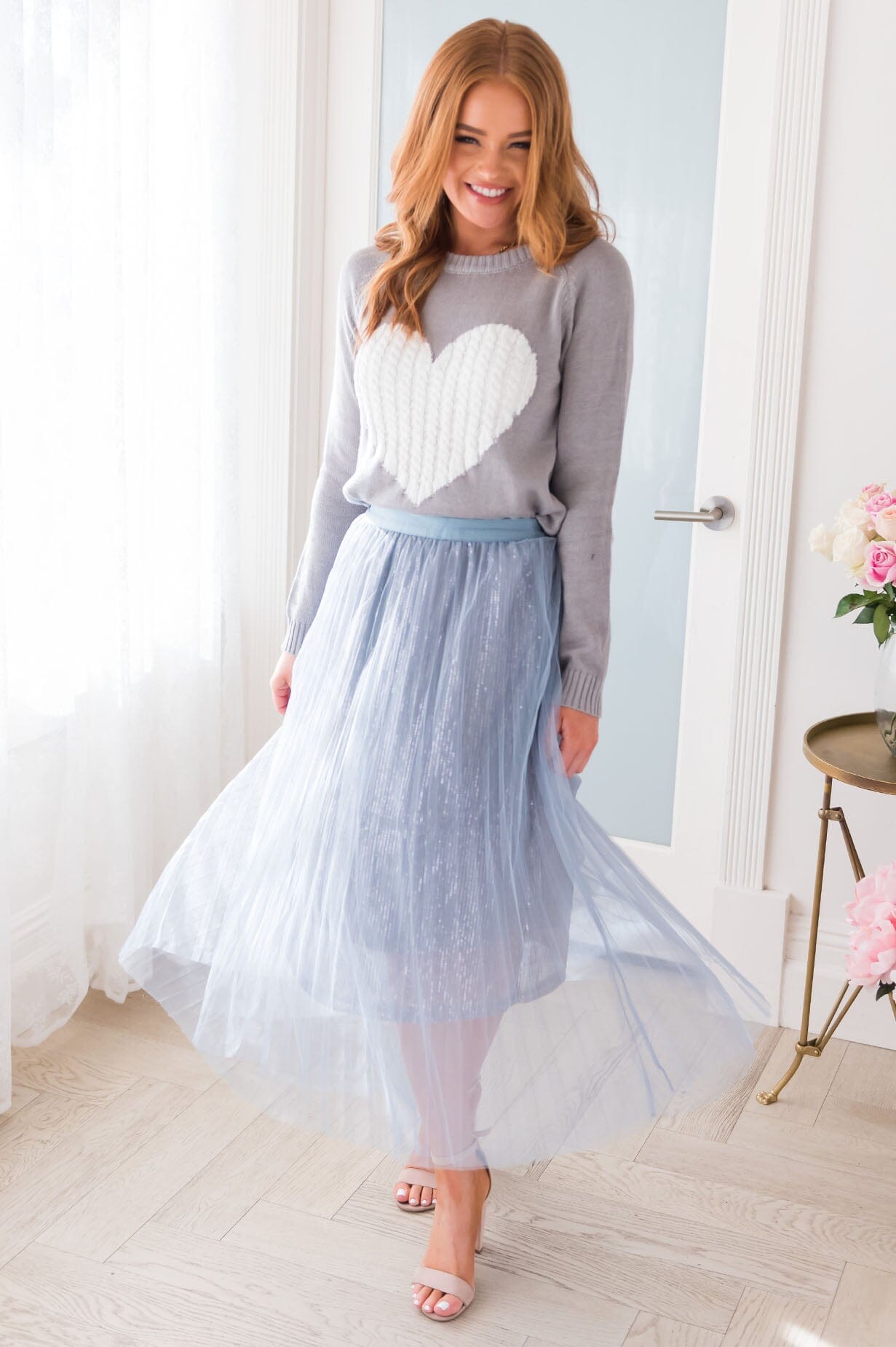 Bold & Beautiful Modest Tulle Skirt