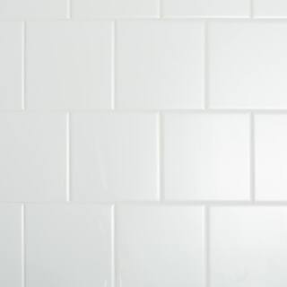 Daltile Restore Bright White 6 in. x 6 in. Ceramic Wall Tile (12.50 sq. ft.case) RE1566HD1P4