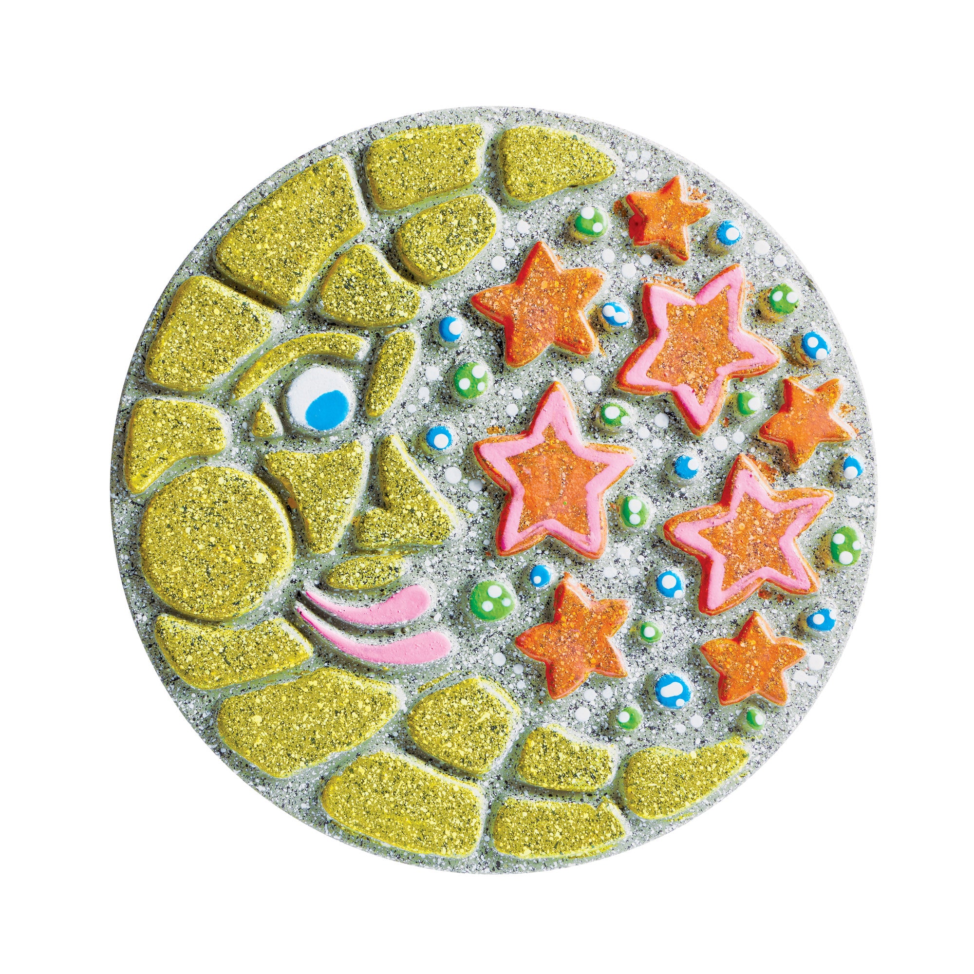 Paint Your Own Stepping Stone: Moon and Stars