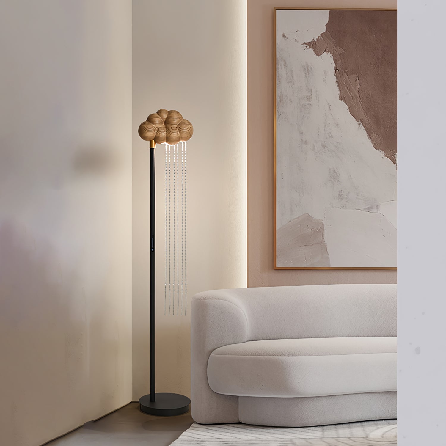 Cloud and Rain Floor Lamp