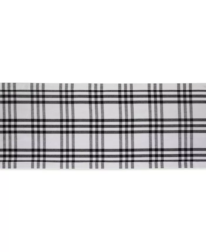 Design Imports Plaid Table Runner 14 x 72