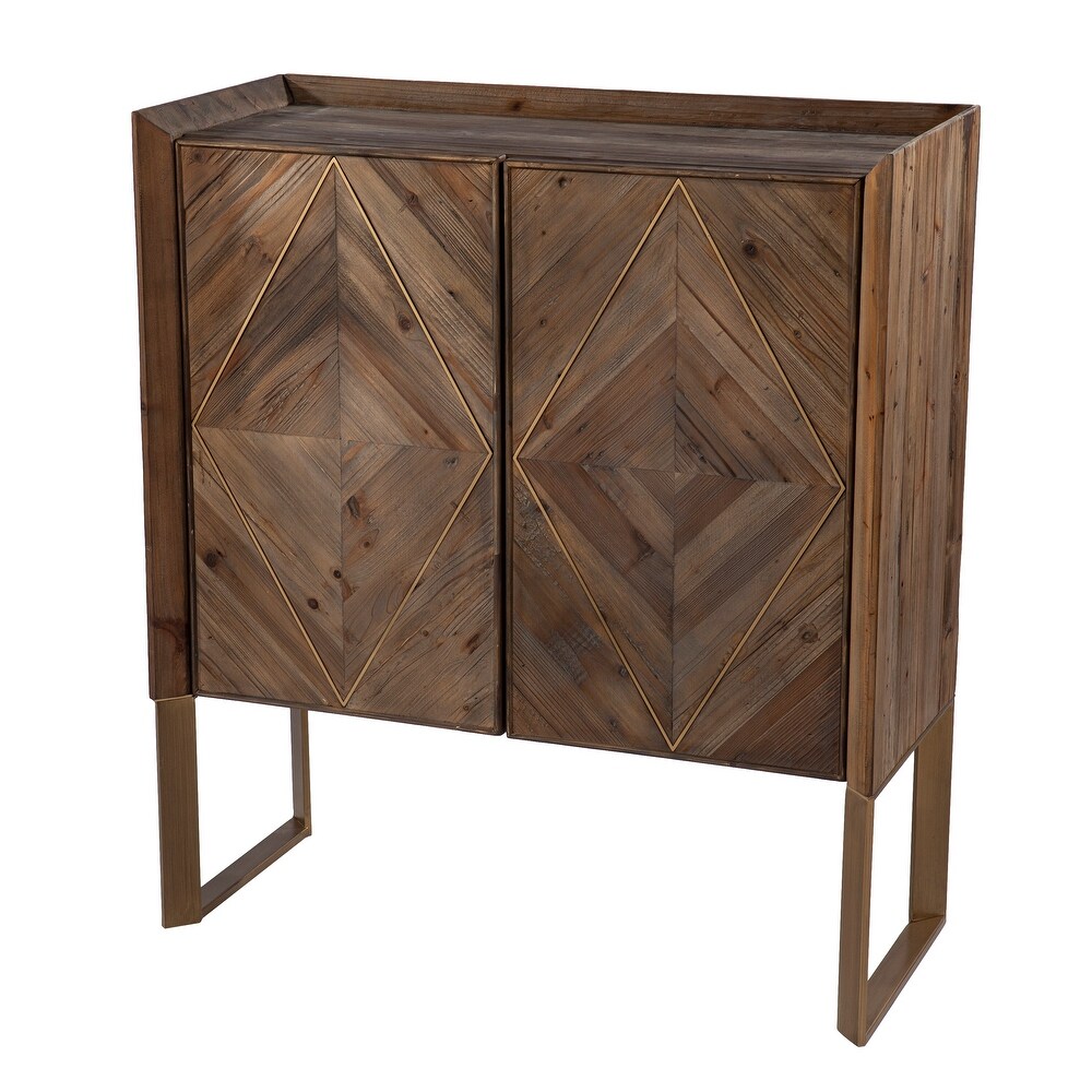 SEI Furniture Arverly Reclaimed Wood Cabinet