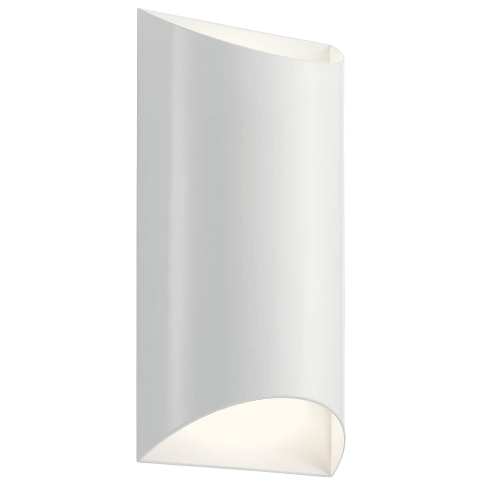 Kichler Lighting Wesley 2 Light LED Outdoor Wall Light White