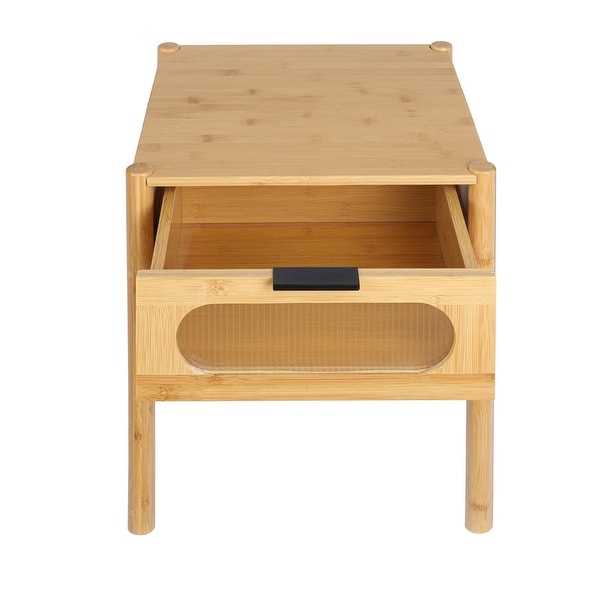 Modern 1 Drawer Side Table Nightstand