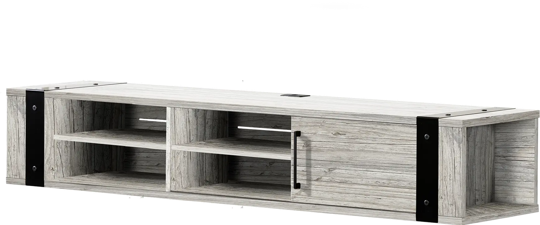 Munich Seaside Pine 68 Hanging TV Stand - South Shore