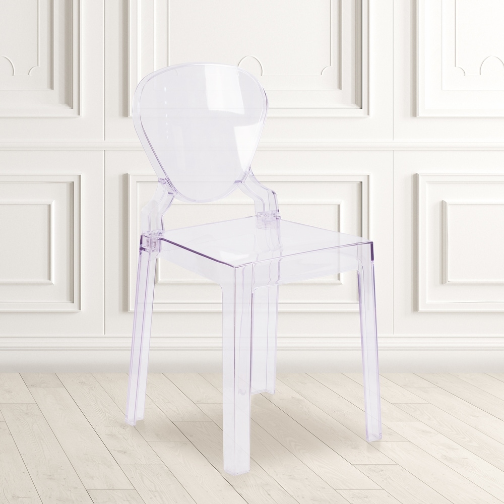 Chair with Tear Back in Transparent Crystal   Wedding Chairs   15.75\