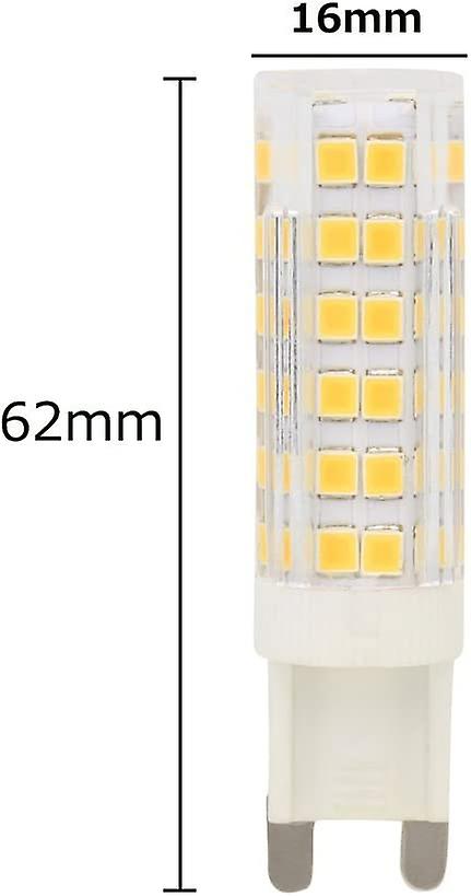 10xg9 Led Bulb，7w，76 Smd 2835leds，700lm，warm White 3000k Replaces 70w Ac220-240v[energy Class A+]