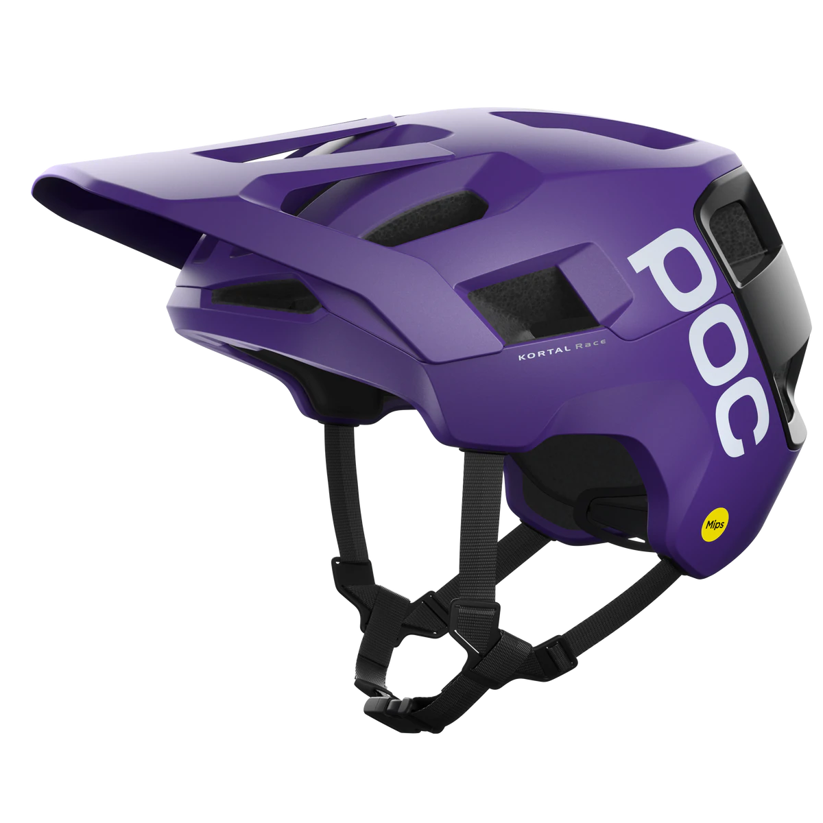 POC Kortal Race MIPS MTB Helmet - Sapphire Purple-Uranium Black Metallic-Matt